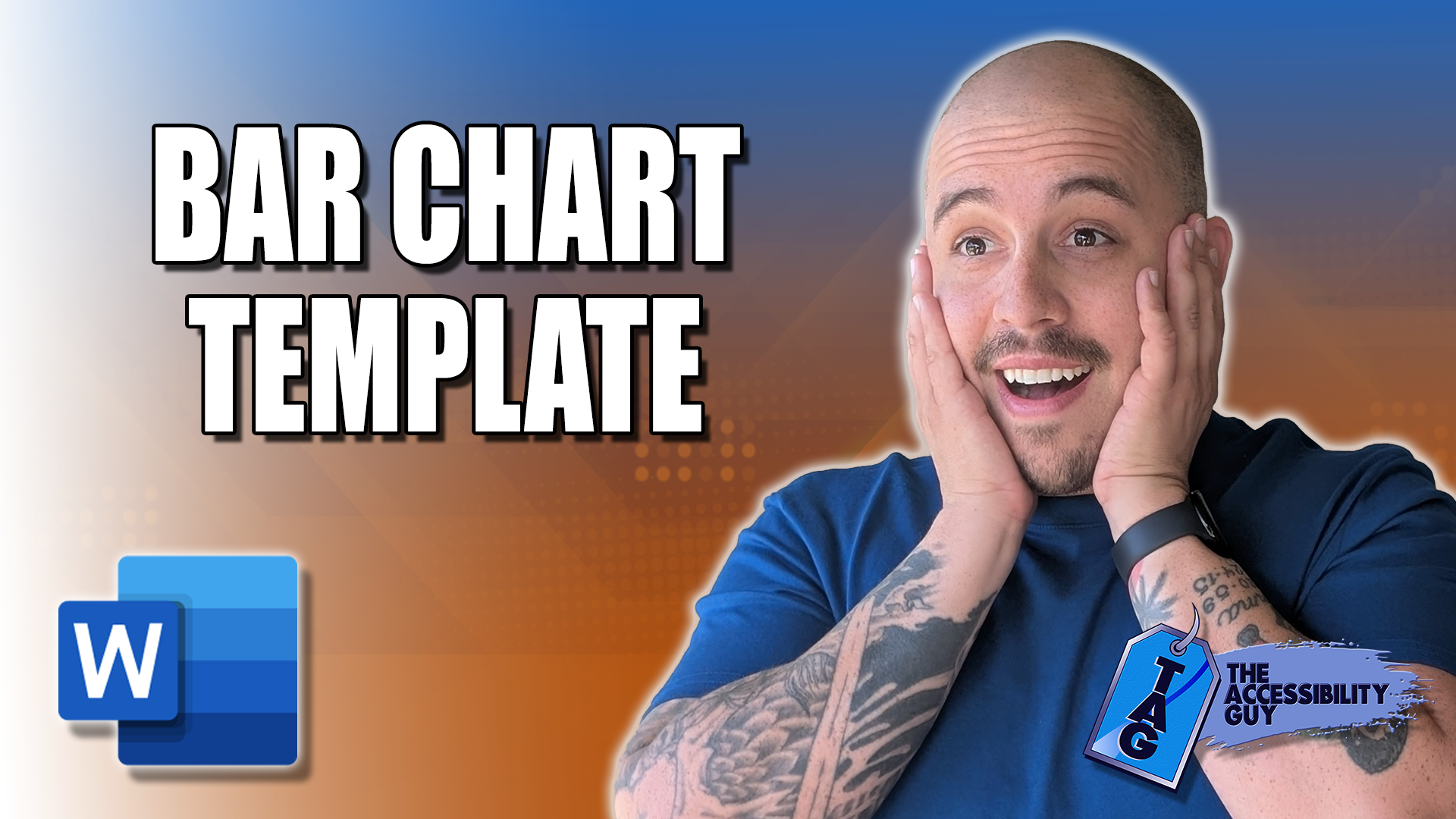 How to set up an accessible bar chart template in Microsoft Word
