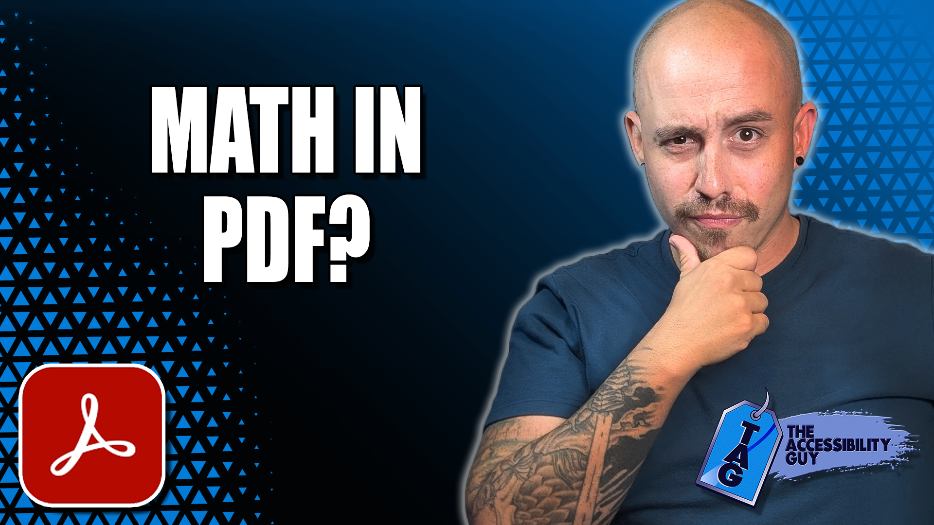 How to make math accessible in a PDF 2025