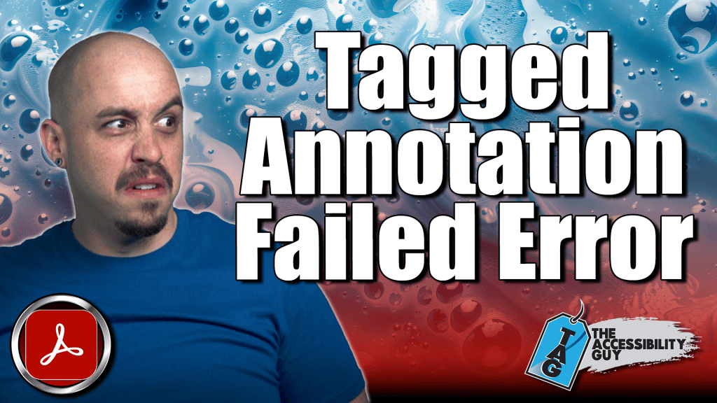 How to fix Tagged Annotations Error in Adobe Acrobat